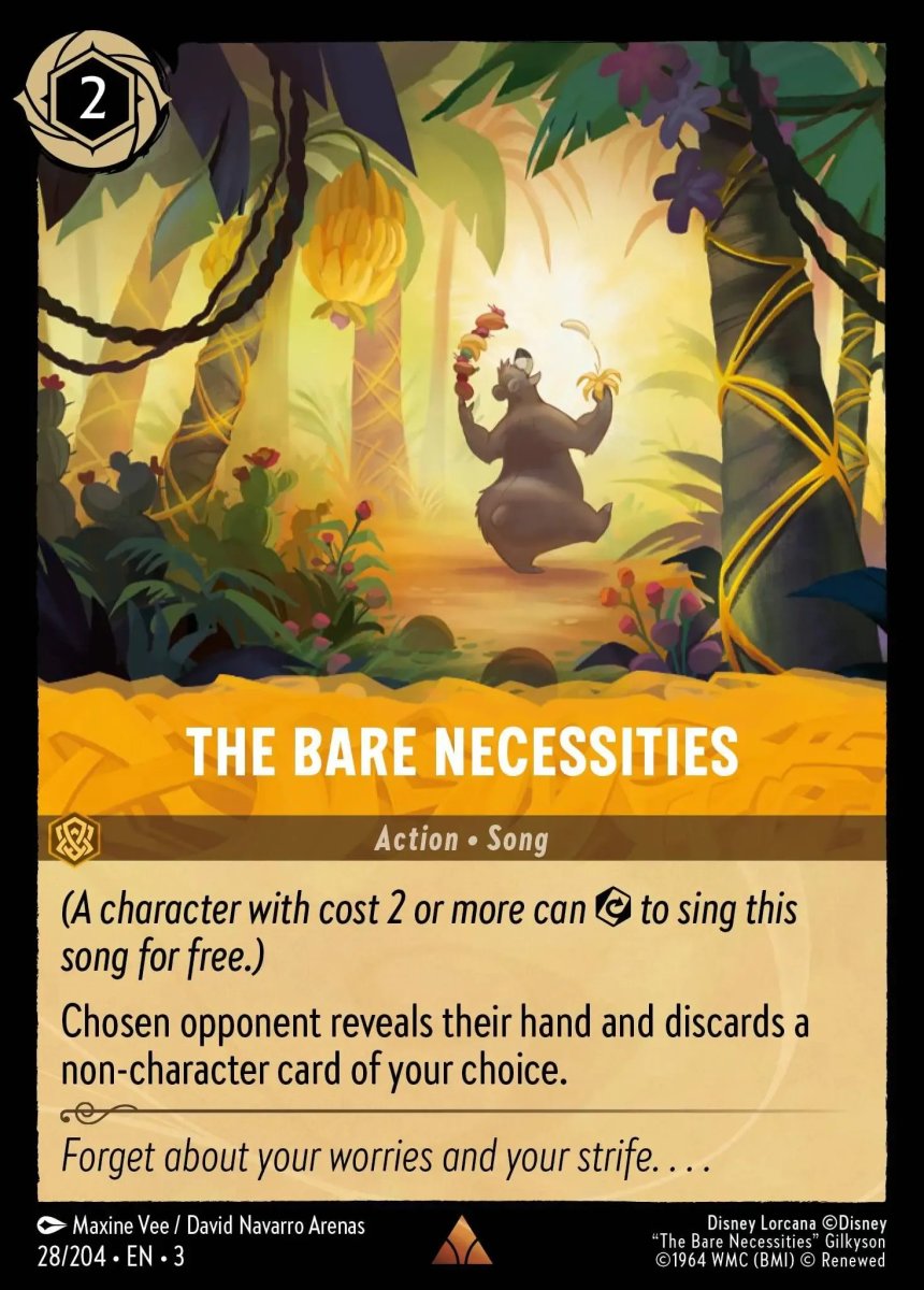 The Bare Necessities Into the Inklands